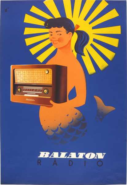Balaton retro plakat 13 poszter hirdetes BALATON.travel