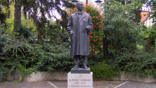 Moll Károly szobor, Hévíz