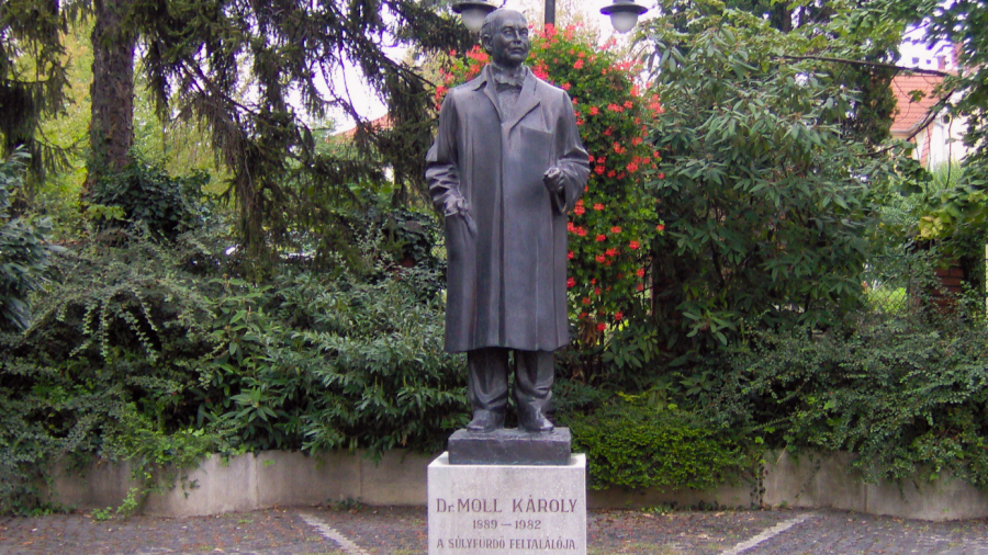 Moll Károly szobor, Hévíz