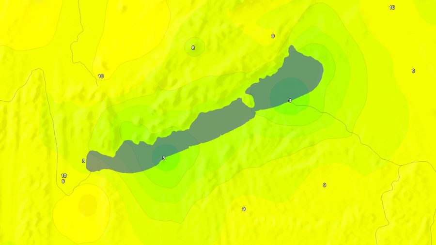 Megrekedt a hideg a Balaton környékén