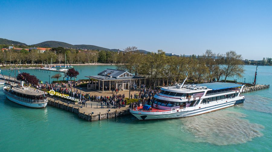 Első hajó fogadása 2020 Balatonfüred