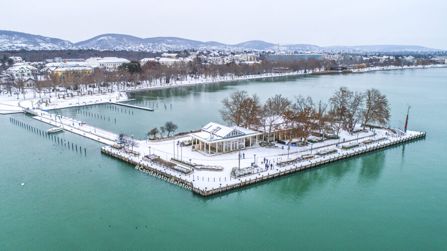 12 havas fotó a téli, csodaszép Balatonfüredről