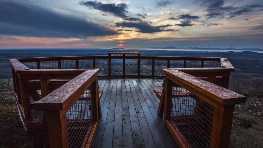 Kishegy erdei kilátó Balatonlelle