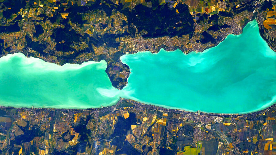 400 kilométer magasból készített egy űrhajós fotókat a Balatonról