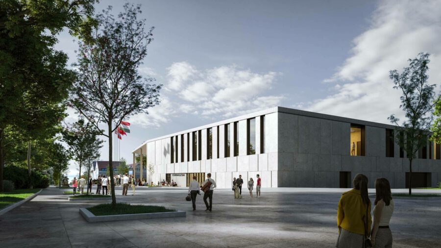 Konferencia-központ és kiállítótér épül Balatonfüred központjában