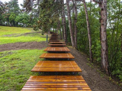 500 méteres lombkoronaösvény épült Balatonbogláron a Gömbkilátónál