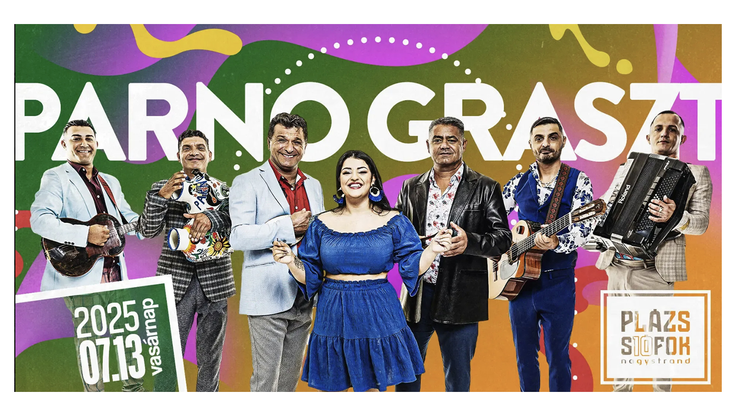 Parno Graszt koncert Plázs 2025