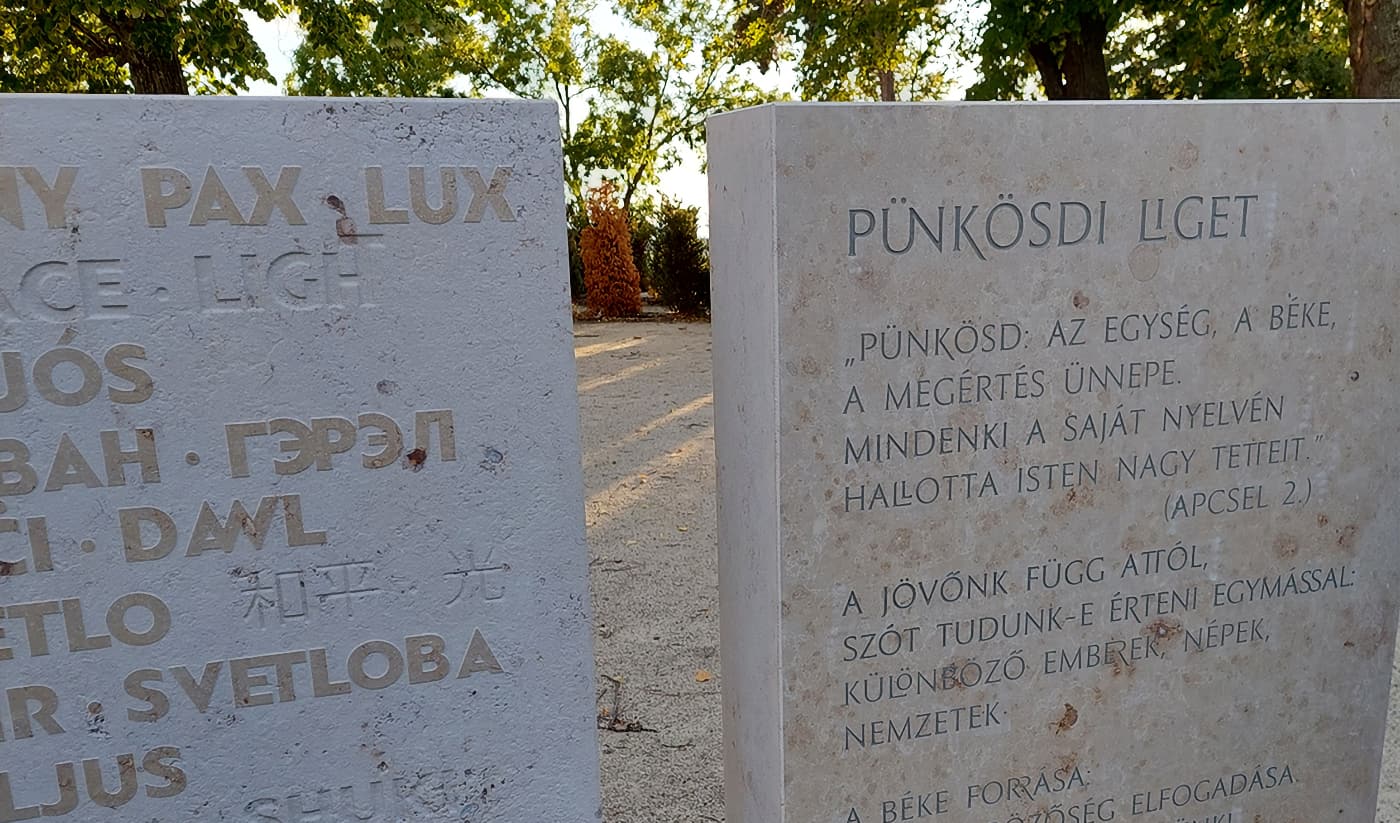 Új közösségi térrel gazdagodott Tihany: átadták a Pünkösdi Ligetet
