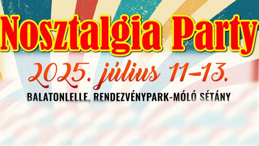 Nosztalgia party 2025 Balatonlelle