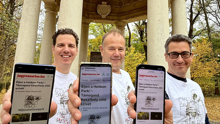 Adománykártyát bocsátanak ki a keszthelyi Helikon Park megújításához