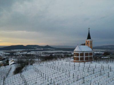 A Lengyel-kápolna és a Szent György-hegy téli arca