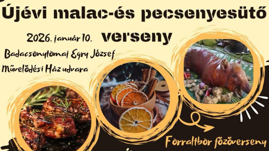 Újévi Malac- és Pecsenyesütő Verseny 2026 Badacsony