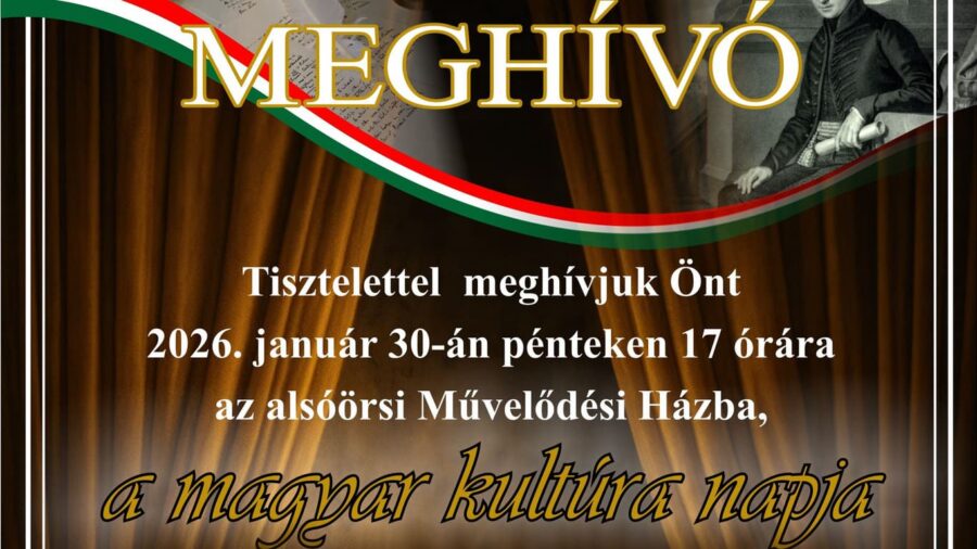 Magyar kultúra napja 2026 Alsóörs