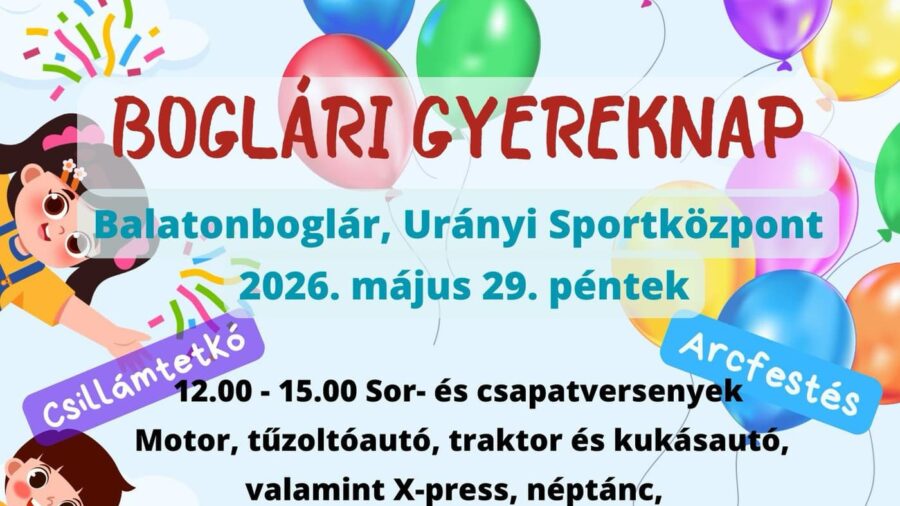 Boglári Gyereknap 2026 Balatonboglár