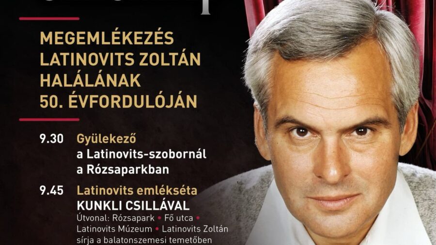 Latinovits-emléknap 2026 Balatonszemes
