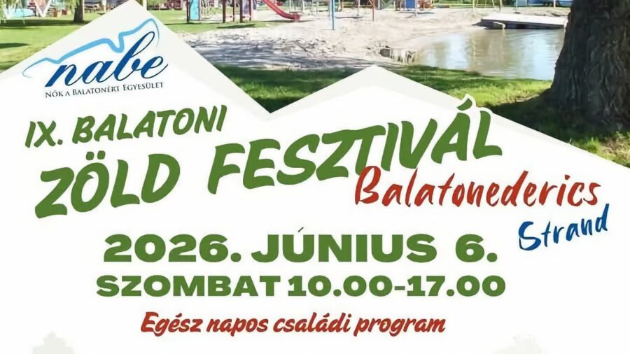 Balatoni Zöld Fesztivál 2026 Balatonederics