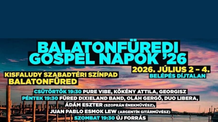 Gospel Napok 2026 Balatonfüred