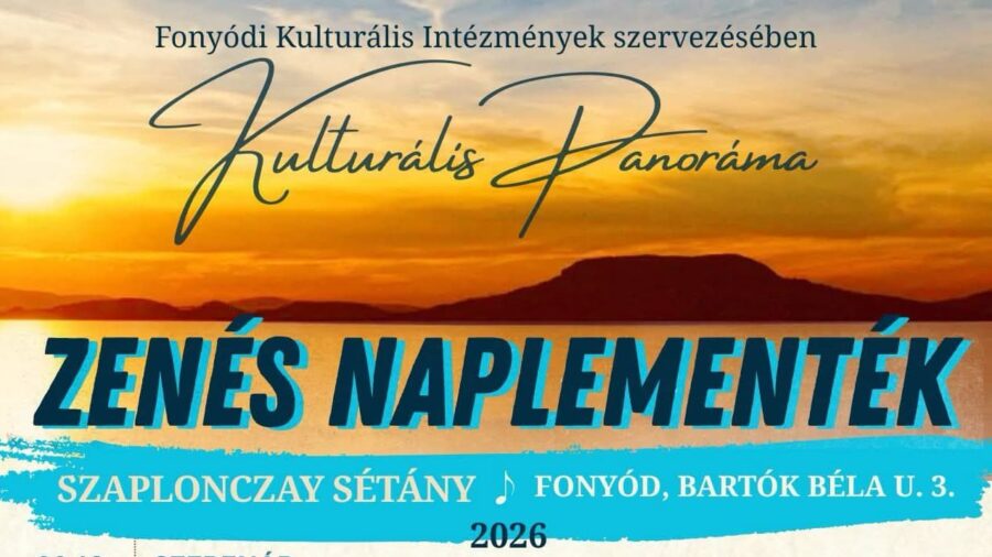 Zenés naplementék 2026 Fonyód