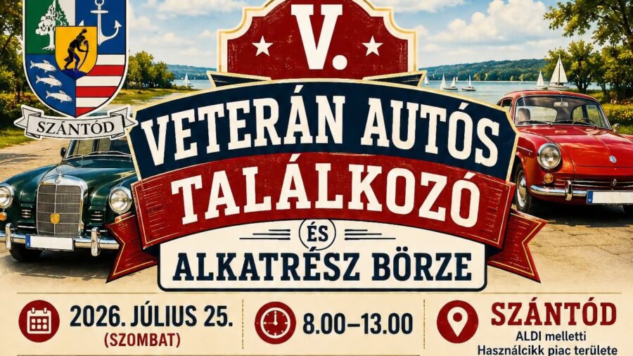 Veterán autós találkozó 2026 Szántód