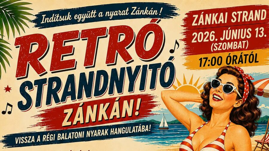 Retró Strandnyitó 2026 Zánka