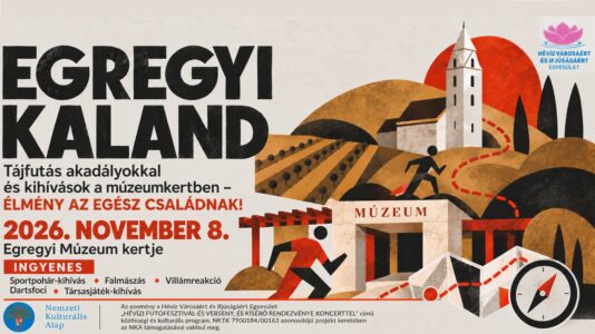 Egregyi Kaland tájfutóverseny akadályokkal és kihívás a Múzeumkertben 2026 Hévíz